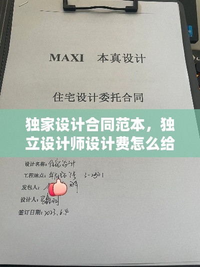 独家设计合同范本,独立设计师设计费怎么给