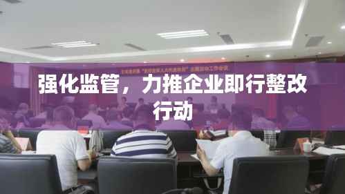 强化监管,力推企业即行整改行动